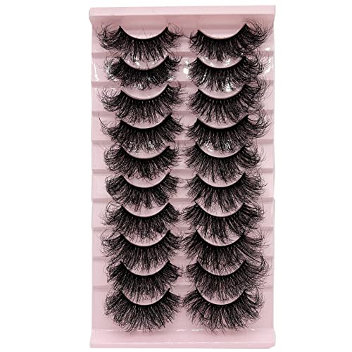 Mink Lashes 20mm Fluffy Wispy 3D False Eyelashes