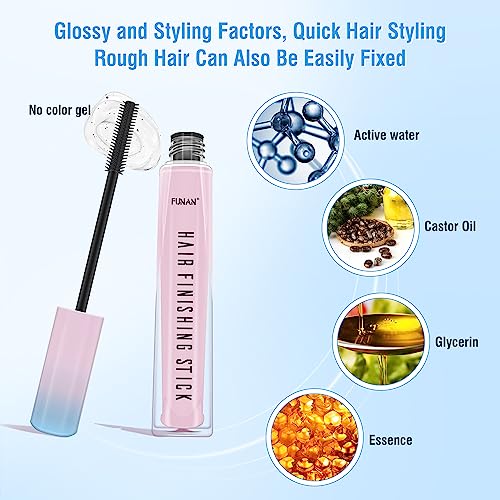 Hair Finishing Stick for Flyaways - Tame Frizz & Smooth Broken Hairs (3 Pack)