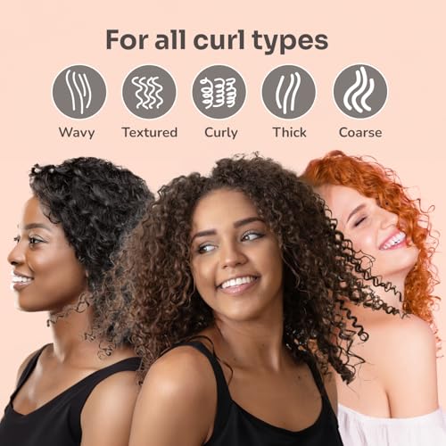 Wet Brush Go Green Curl Detangler Hair Brush for Wet & Dry Hair - Pale Pink