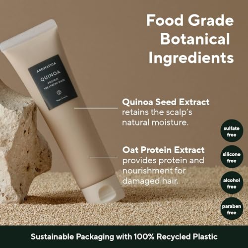 AROMATICA Quinoa Protein Hair Mask - Silicone Free 5.41oz