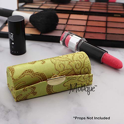 Motique Accessories Lipstick Case with Brocade Design