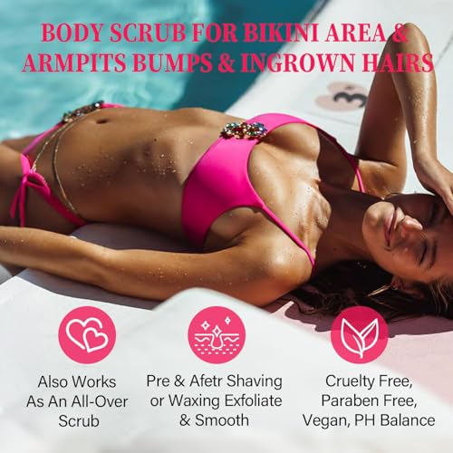 Bikini Area Exfoliator with AHA BHA & Vitamin C - 7.76 oz