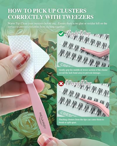 DIY Cluster Lashes 304 Lashes 5-8mm Natural 3D Volume