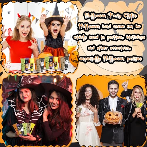 48 Pack Halloween Hand Cream Gift Set - Mini Moisturizing Lotion