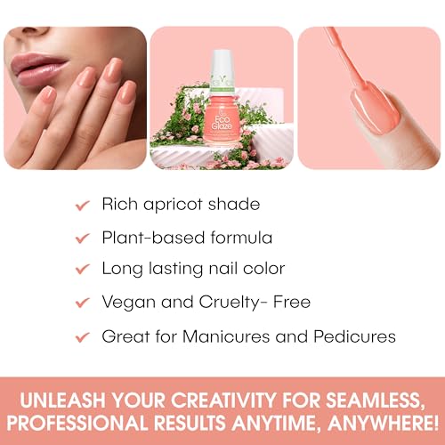 China Glaze Apricot of My Life Nail Polish, Quick Dry & Vegan