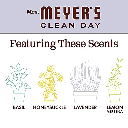 Mrs. Meyer's Hand Soap Refill, Made with Essential Oils, Lavender, 33 fl. oz (Pack of 3)
