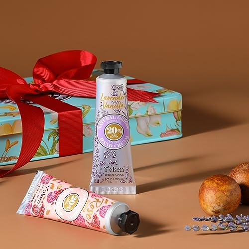 Yoken Shea Butter Hand Cream Gift Set, 6 x 1oz Travel Size