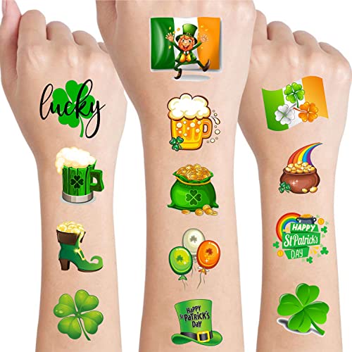 St. Patrick's Day Temporary Tattoos - 49 Pack