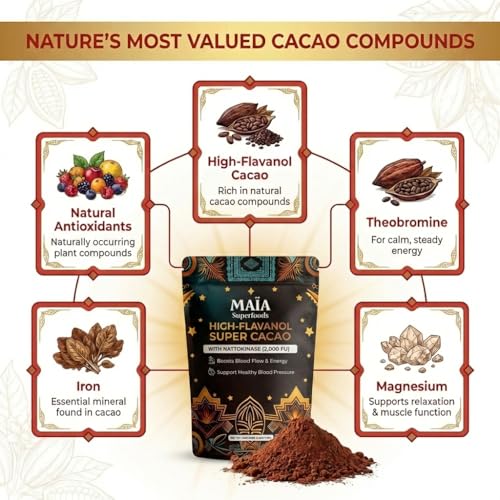Maia Ceremonial Cacao | High Flavanols | Pure Vegan Superfood