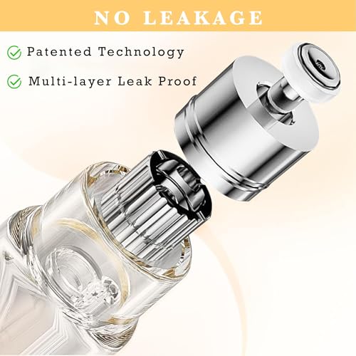 LTBL Black & Gray 5ml Refillable Perfume Atomizer - Portable Travel Spray