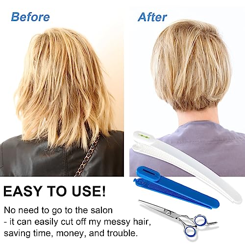 Professional Hair Cutting Kit Set of 3 – Scissors, Bangs Cutter & Clips