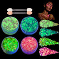 4-Pack UV Glow Body Glitter Gel – Neon Rave Accessories