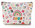 NONETH 18th Birthday Makeup Bag for Girls - 2008 Design, Travel Organizer