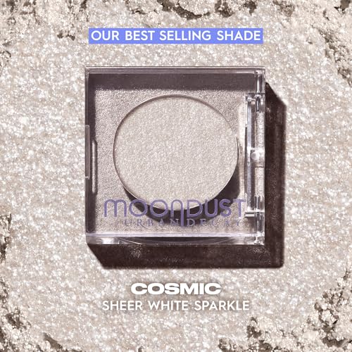 Urban Decay 24/7 Moondust Glitter Eyeshadow Single, Buildable Sparkly Eye Glitter, Long-lasting Shimmer Finish, Reflective Iridescent Eye Shadow Topper, Wet Look Effect - 0.06 oz