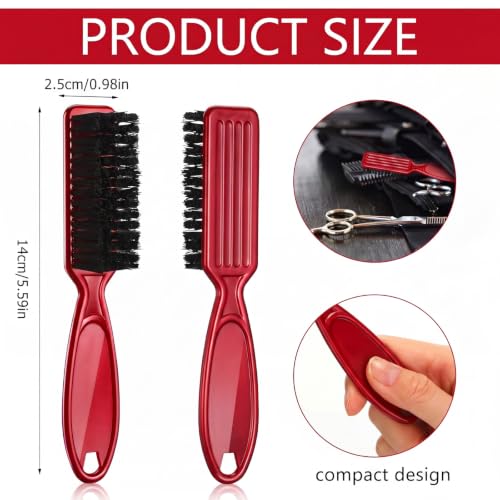 Clipper Cleaning Brush Set - 2 Pcs Barber Tool for Trimmers