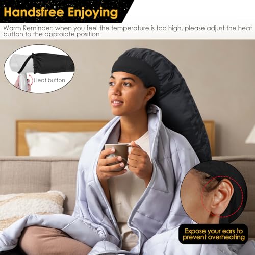 Extra Large Hair Dryer Bonnet Attachment - Fast Drying Hood