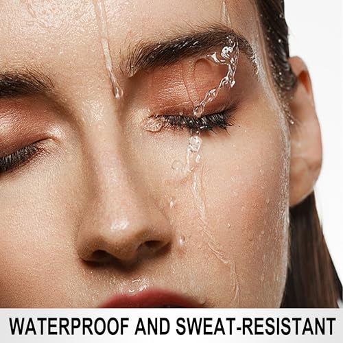 2 Pack Waterproof Eyebrow Pen with 4-Tip Microblading