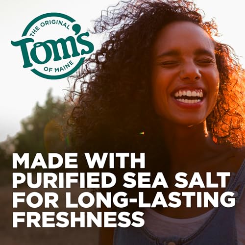 Tom's of Maine Sea Salt Fluoride Free Mouthwash, Mint, 3 Pack, 16 fl