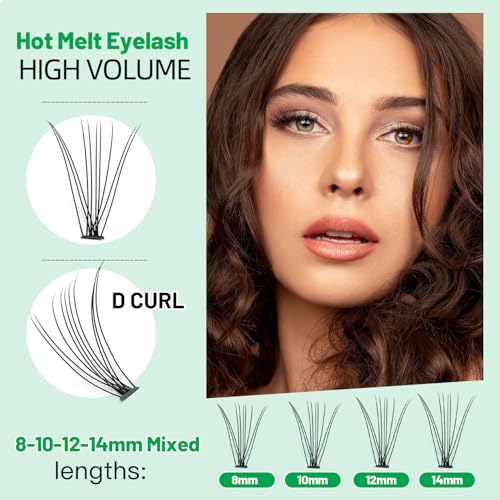 10D Lash Extensions 200pcs Mixed Sizes 8-14mm
