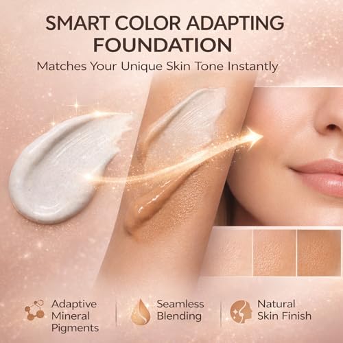 Korean Color Changing Foundation for Mature Skin, SPF 50, 30ML