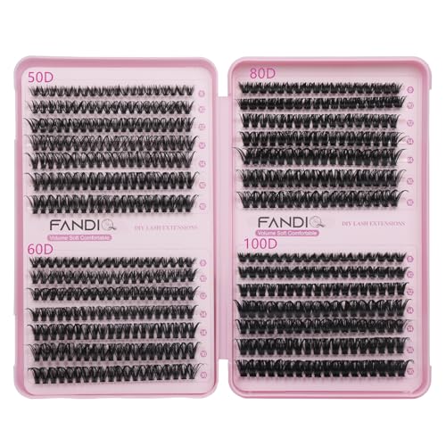 Cluster Eyelash Extensions Kit - 640PCS Volume Lashes