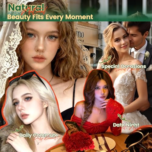 KEYYOU DIY Jungle Lash Kit Fluffy Natural Eyelash Clusters for Everyday Style