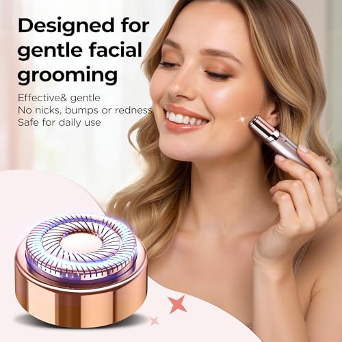 Flawless Replacement Heads Gen 2 - Replacement Heads for Flawless Facial Hair Remover - Replacement Blades for Finishing Touch Flawless Hair Removal 4 Counts