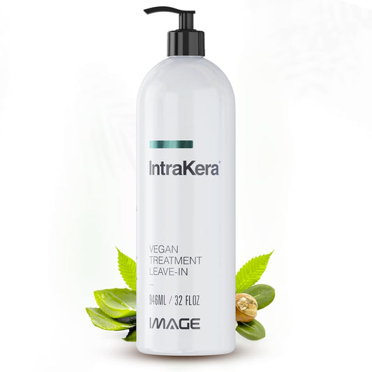 Image Intrakera Leave-In Conditioner for Frizzy, Curly, and Straight Hair - Stop Washing your Hair Every Day - Keratin -Replenisher - Detangler for Dry or Damaged Hair - 32 Fl Oz