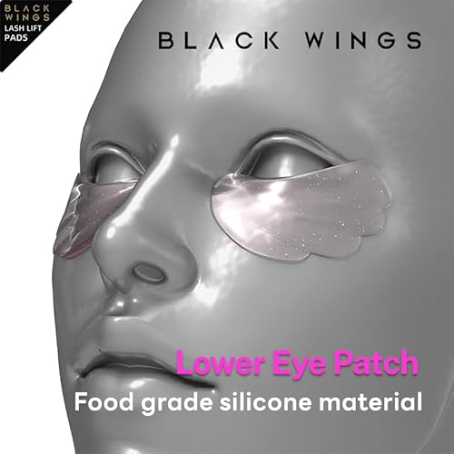 BLACKWINGS Lower Eye Patch Eyelash Perming Curler Lift Pads Eyelash Perm Pads Rods for LashLift Silicone for Eyelashes Makeup Beauty Tool Permanent
