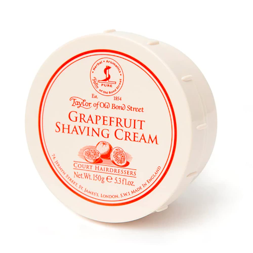 Taylor of Old Bond Street Shaving Cream Bowl, Grapefruit, 5.3 Oz, (01017)