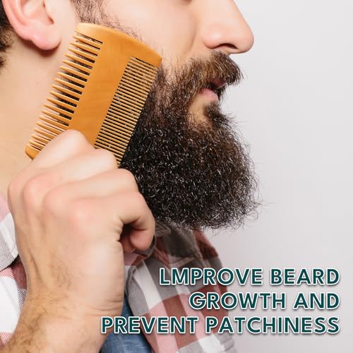 AMSKY Beard growth kit - Beard oil, beard balm, beard comb, productos para la barba | boyfriend birthday gifts | gifts for him husband | Christmas | Husband stocking stuffers