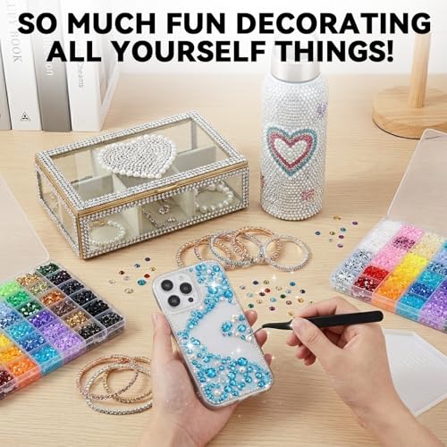 42 Colors Rhinestone Bedazzler Kit with B7000 Glue