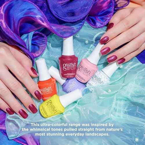 Gelish MINI Spring Now & Zen Collection - 9mL TPO-Free Long-Lasting Soak Off Gel Nail Polish. Vibrant Color, Professional Quality, High Shine, Chip-Resistant Formula