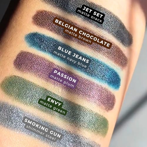 Honeybee Gardens Effortless Eyeliner Pencil, Belgian Chocolate Brown, Smooth Long-Wearing, Rich Pigment, Vegan & Gluten-Free