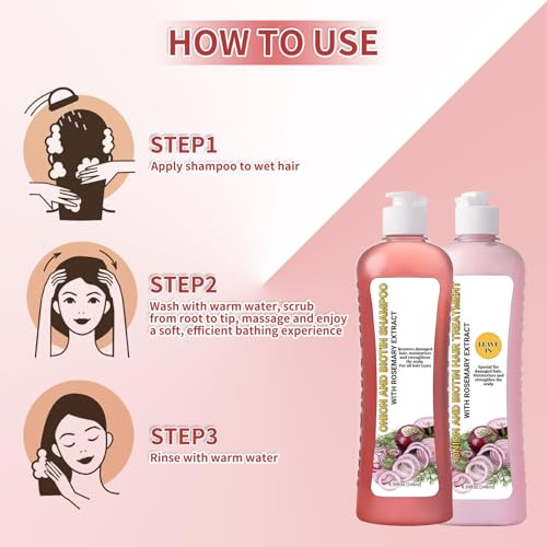 Biotin & Rosemary Hair Growth Shampoo for Thinning Hair - Natural Nourishing Formula