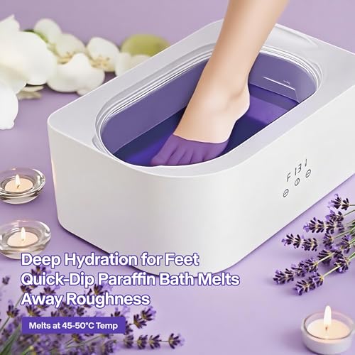 NOVAL Lavender Paraffin Wax Refills - 6 Pack (6 lbs) for Hands & Feet Spa