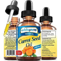 MYVIDAPURE CARROT SEED OIL WILD GROWTH Daucus Carota 100% Pure VIRGIN UNREFINED Undiluted for Skin, Face, Hair, Lip and Nail Care (1 Fl Oz)