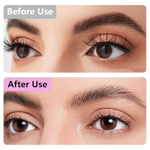 2-in-1 Eyebrow Scissors with Comb - Stainless Steel Trimmer