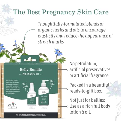 Earth Mama Belly Bundle Pregnancy Skin Care Kit