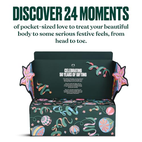 The Body Shop Advent Calendar Gift Set with Body & Shower Products
