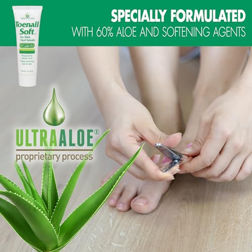 Toenail Softener Cream with Aloe Vera & Tea Tree Oil
