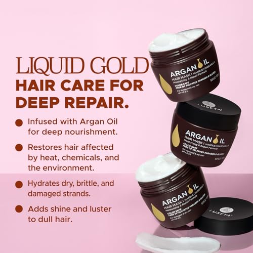 Luseta Argan Oil Hair Mask - Deep Hydration for Dry Damaged Hair