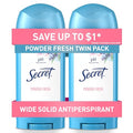 Secret Antiperspirant Deodorant for Women, 24hr Protection, 2.7 oz (2-Pack)