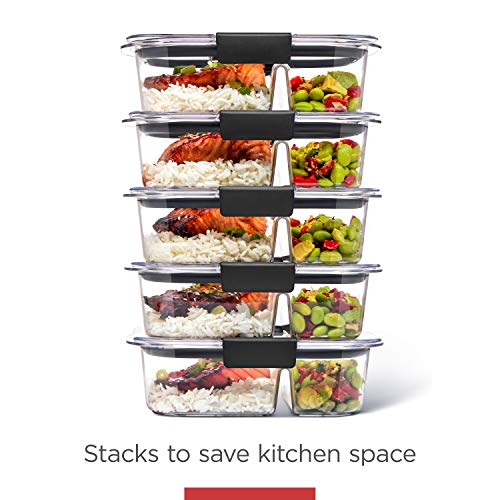 Rubbermaid Brilliance BPA Free Food Storage Containers with Lids