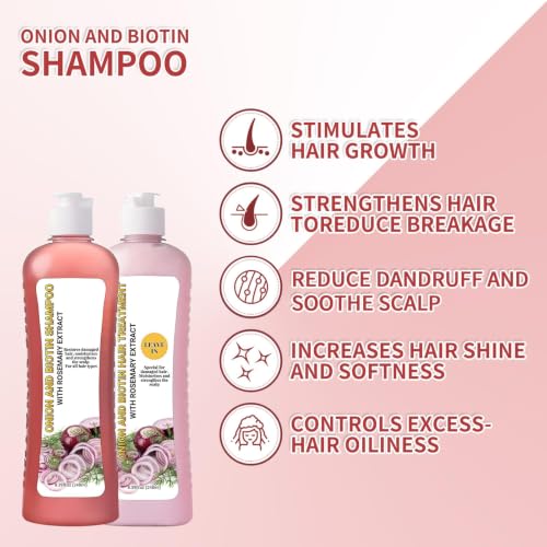 Biotin & Rosemary Hair Growth Shampoo for Thinning Hair - Natural Nourishing Formula