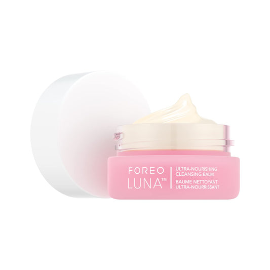 FOREO LUNA Nourishing Cleansing Balm - Gentle Waterproof Makeup Remover - Waterless Oil Cleanser - Eye Makeup Remover - Vegan - Cruelty & Fragrance-Free, Eco-Friendly - 0.5 fl.oz