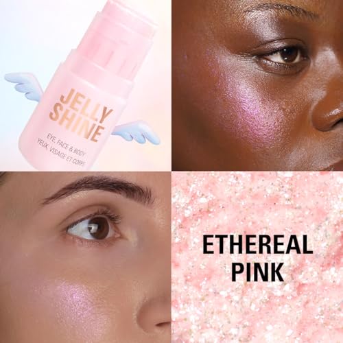 Revolution Jelly Shine Shadow & Highlight Stick - Ethereal Pink