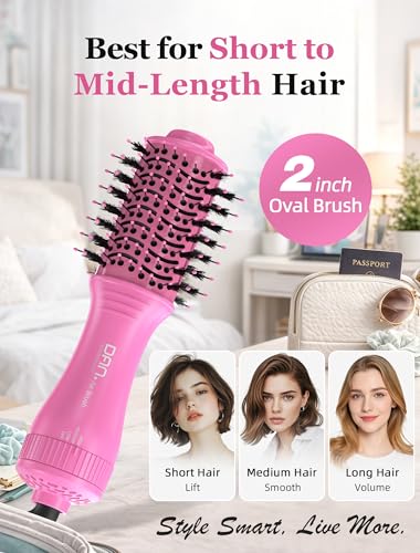 2 Inch Ceramic Blow Dryer Brush - Hot Air Styling Tool