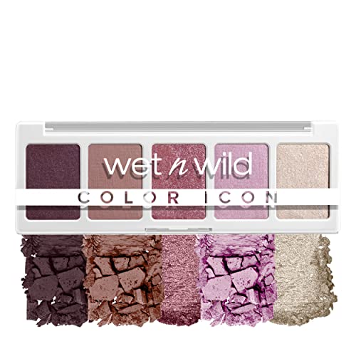 wet n wild 5 Pan Eyeshadow Palettes Bundle - Pink Camo-flaunt & Purple Petalette