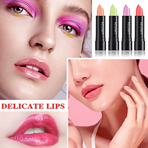 Color Changing Lipstick Set - 8 Pcs Magic Jelly Lip Tint